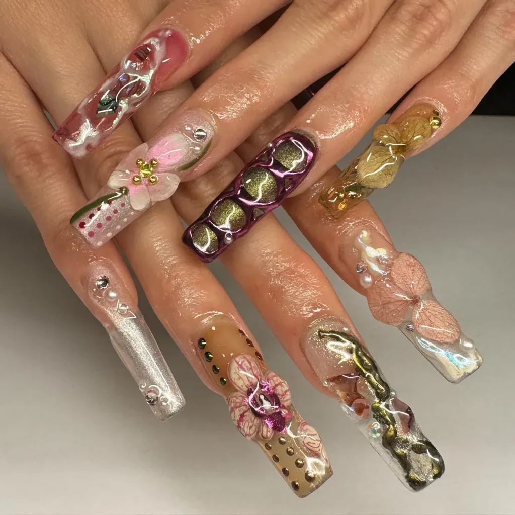 Cute Summer Nail Designs 2026: 200+ Inspo, Trends, and Expert Tips for Every Style 160 3d sculpted rose summer nails