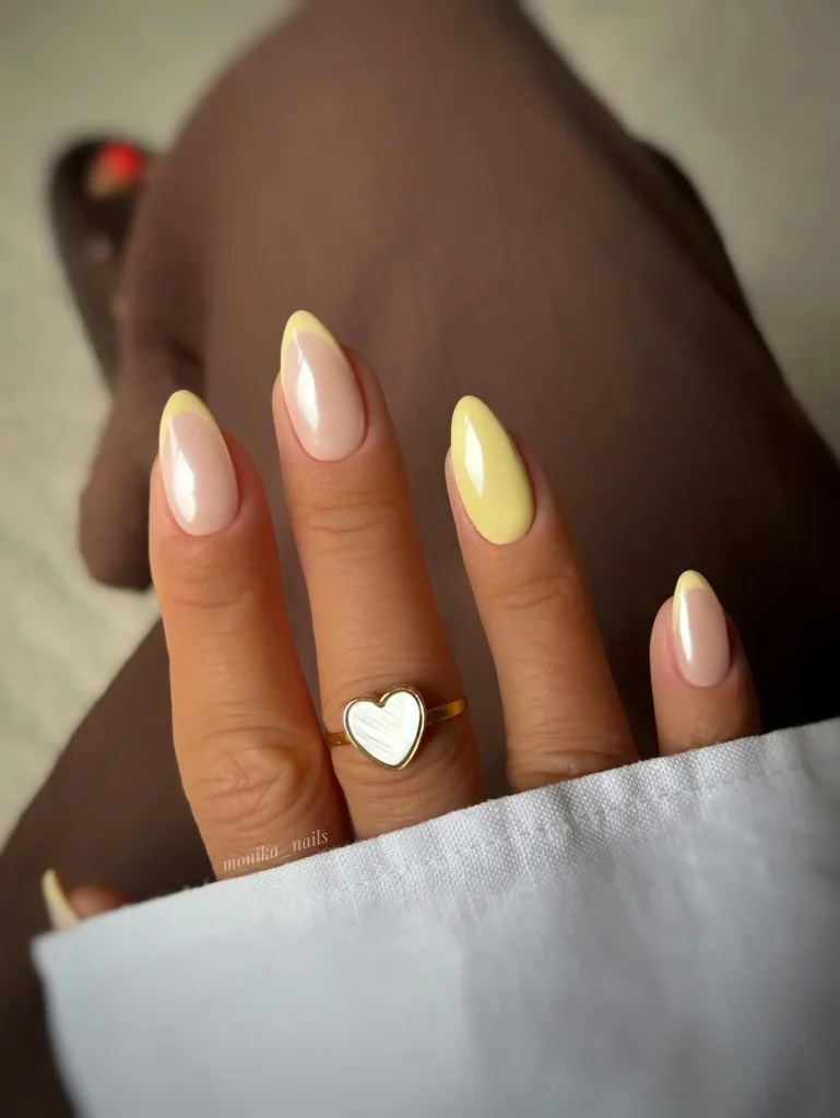 Cute Summer Nail Designs 2026: 200+ Inspo, Trends, and Expert Tips for Every Style 33 Butter Yellow Glazed Summer Nail