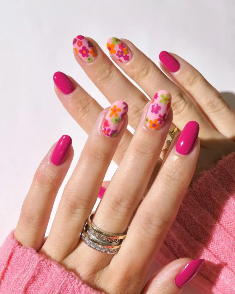 Cute Summer Nail Designs 2026: 200+ Inspo, Trends, and Expert Tips for Every Style 61 Floral Summer Nail Inspo