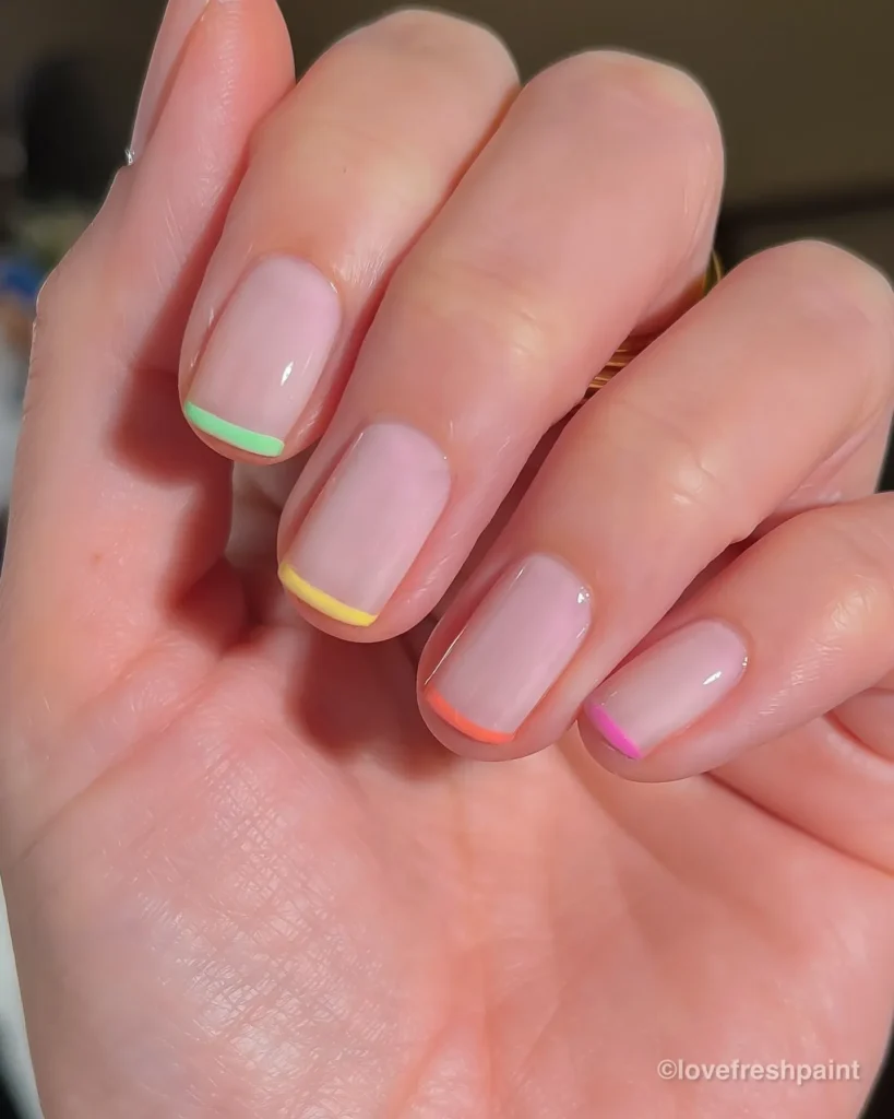 Cute Summer Nail Designs 2026: 200+ Inspo, Trends, and Expert Tips for Every Style 43 Jelly Micro-French Summer Nails