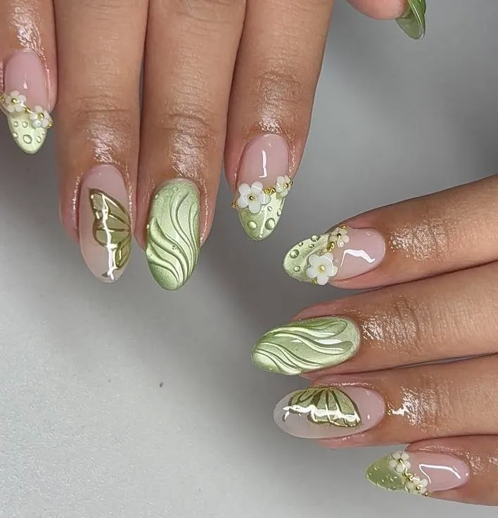 Cute Summer Nail Designs 2026: 200+ Inspo, Trends, and Expert Tips for Every Style 29 Mint Mojito Summer Nail