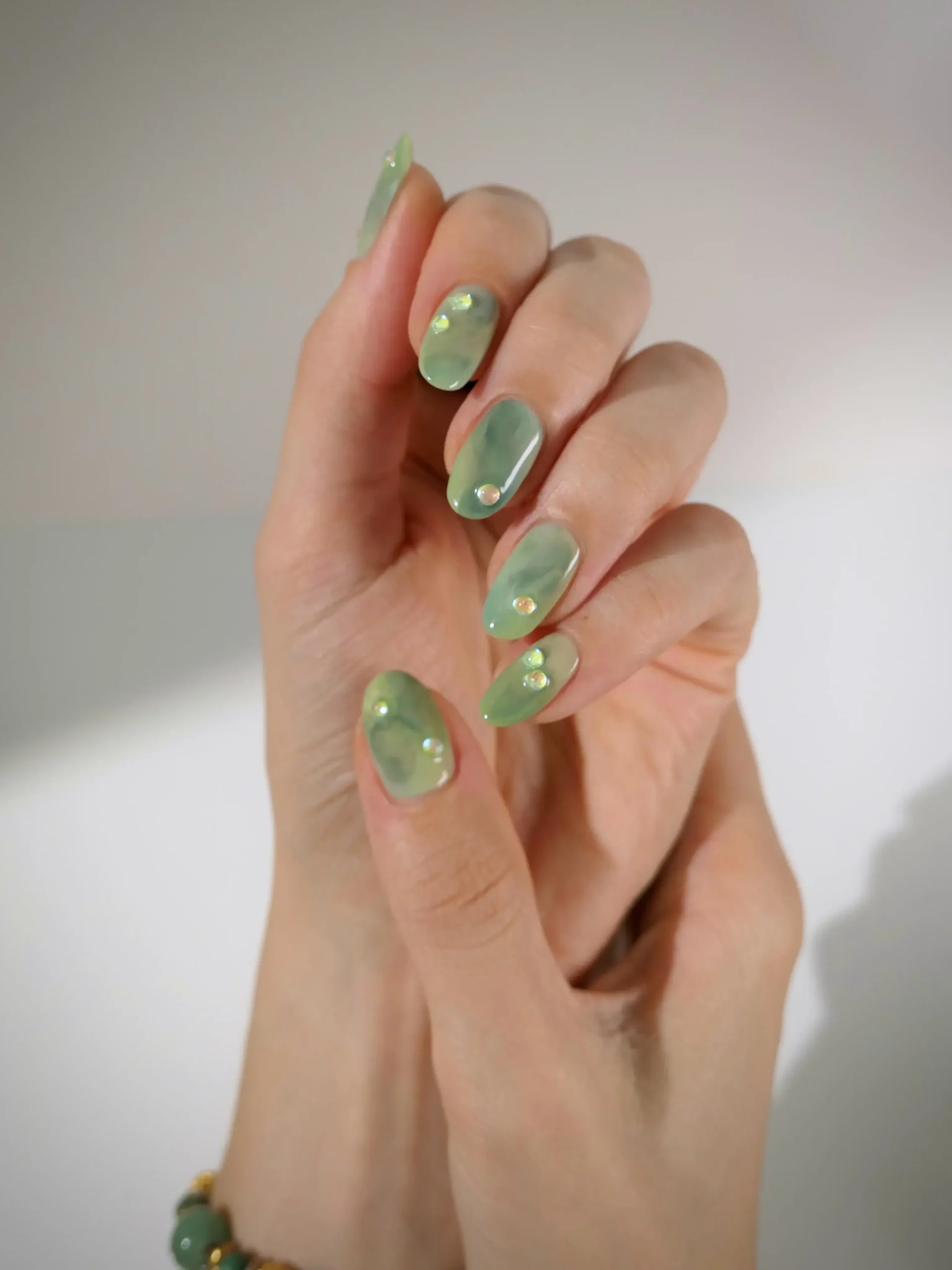 Cute Summer Nail Designs 2026: 200+ Inspo, Trends, and Expert Tips for Every Style 34 Pistachio Green with Glitter Accent Summer Nail