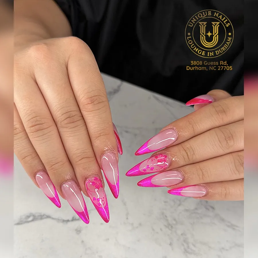 Cute Summer Nail Designs 2026: 200+ Inspo, Trends, and Expert Tips for Every Style 135 bright pink square french summer nails