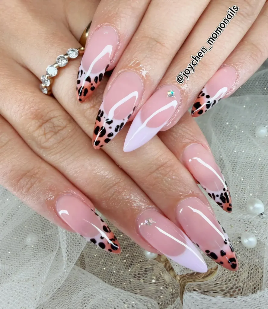 Cute Summer Nail Designs 2026: 200+ Inspo, Trends, and Expert Tips for Every Style 152 cheetah print french tips summer nails