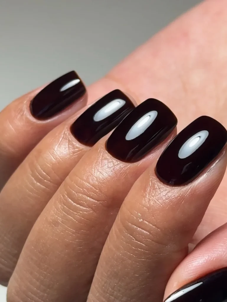 chestnut short nails designs