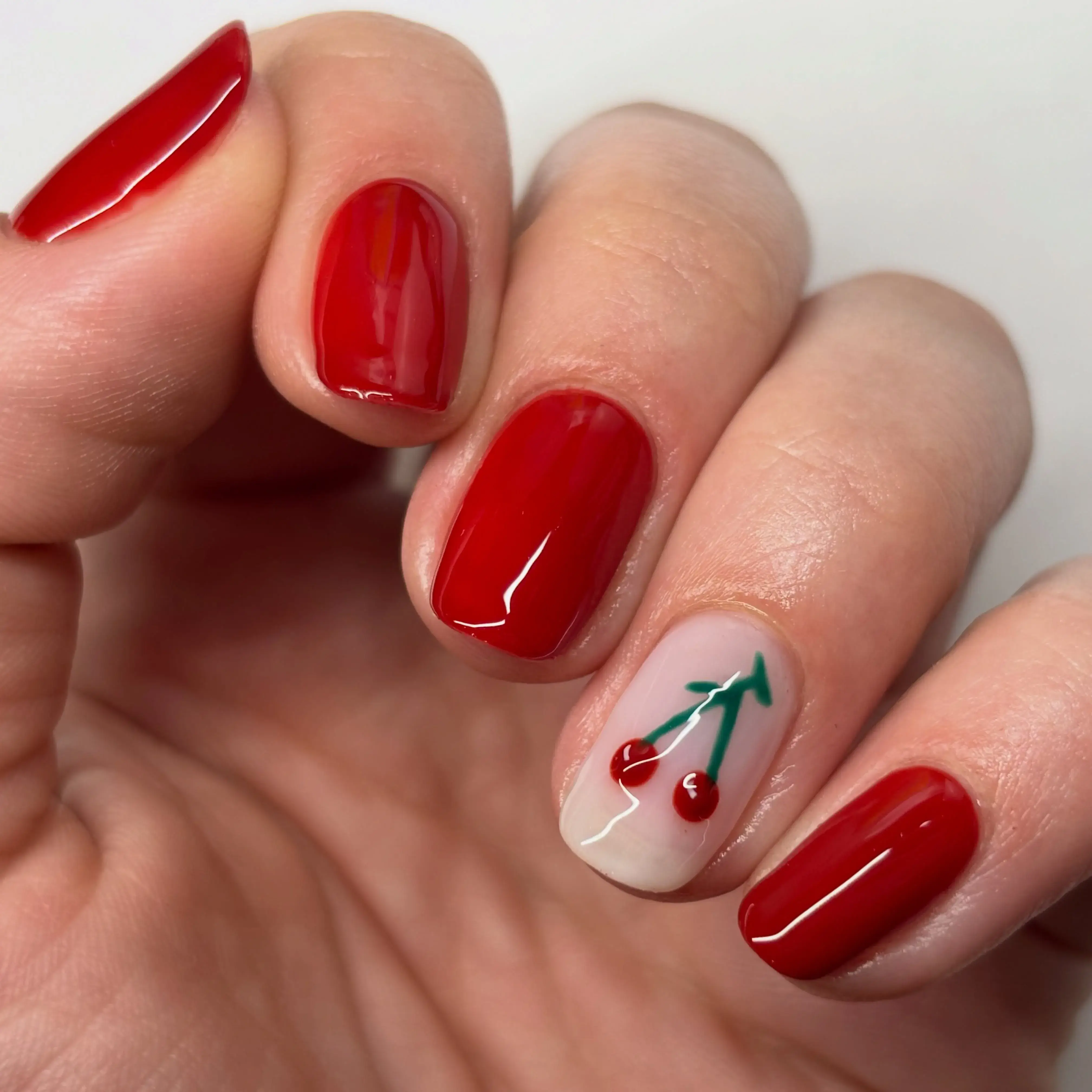 Cute Summer Nail Designs 2026: 200+ Inspo, Trends, and Expert Tips for Every Style 201 classic cherry red gloss summer nails