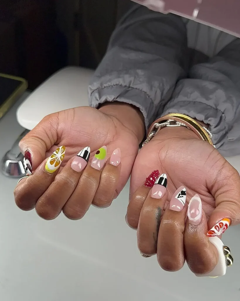 Cute Summer Nail Designs 2026: 200+ Inspo, Trends, and Expert Tips for Every Style 211 cocktail-inspired summer nails