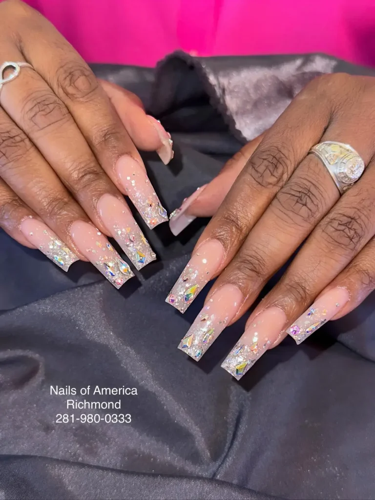 Cute Summer Nail Designs 2026: 200+ Inspo, Trends, and Expert Tips for Every Style 117 confetti glitter coffin mani summer nails