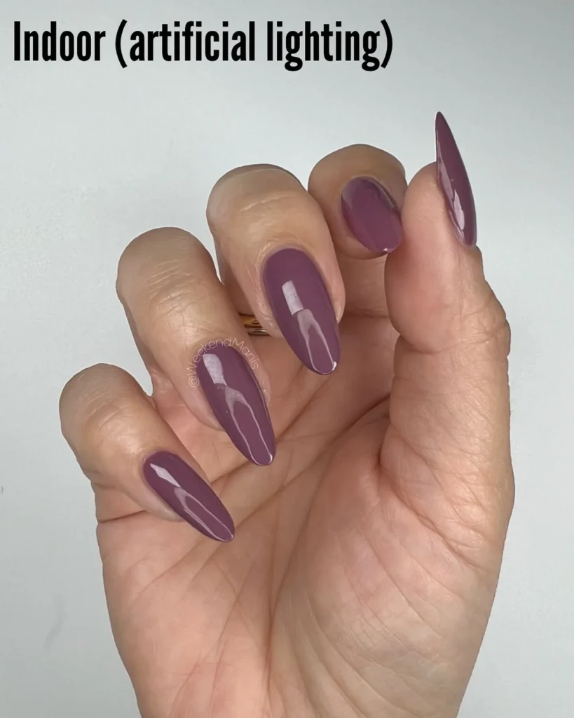 Fall Nail Design Inspo and Colors 2026: Shades, Techniques, and Looks for Every Nail 19 dusty purple fall nail colors