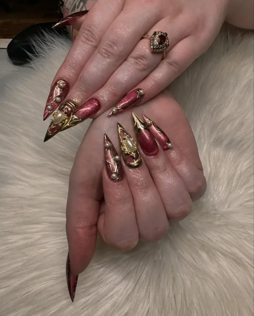 Fall Nail Design Inspo and Colors 2026: Shades, Techniques, and Looks for Every Nail 72 fall bridal nail designs