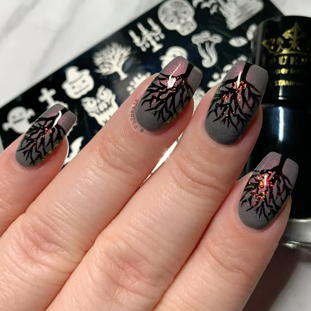 Fall Nail Design Inspo and Colors 2026: Shades, Techniques, and Looks for Every Nail 25 flakie toppers fall nails