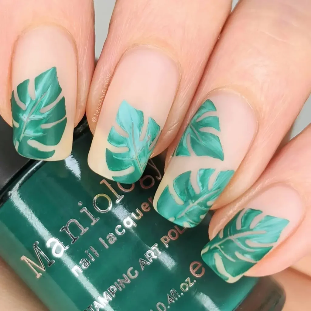 Fall Nail Design Inspo and Colors 2026: Shades, Techniques, and Looks for Every Nail 43 foliage-inspired fall nail designs