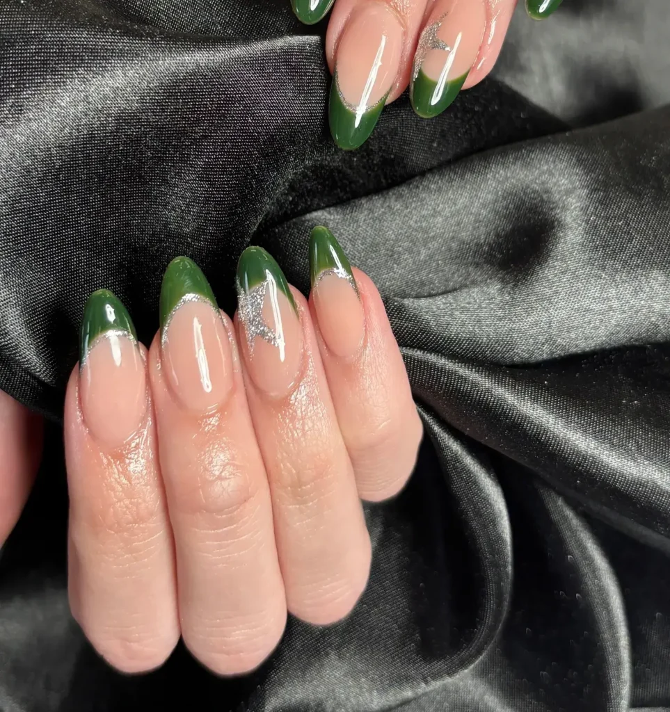 Cute Summer Nail Designs 2026: 200+ Inspo, Trends, and Expert Tips for Every Style 197 forest green french tips summer nails