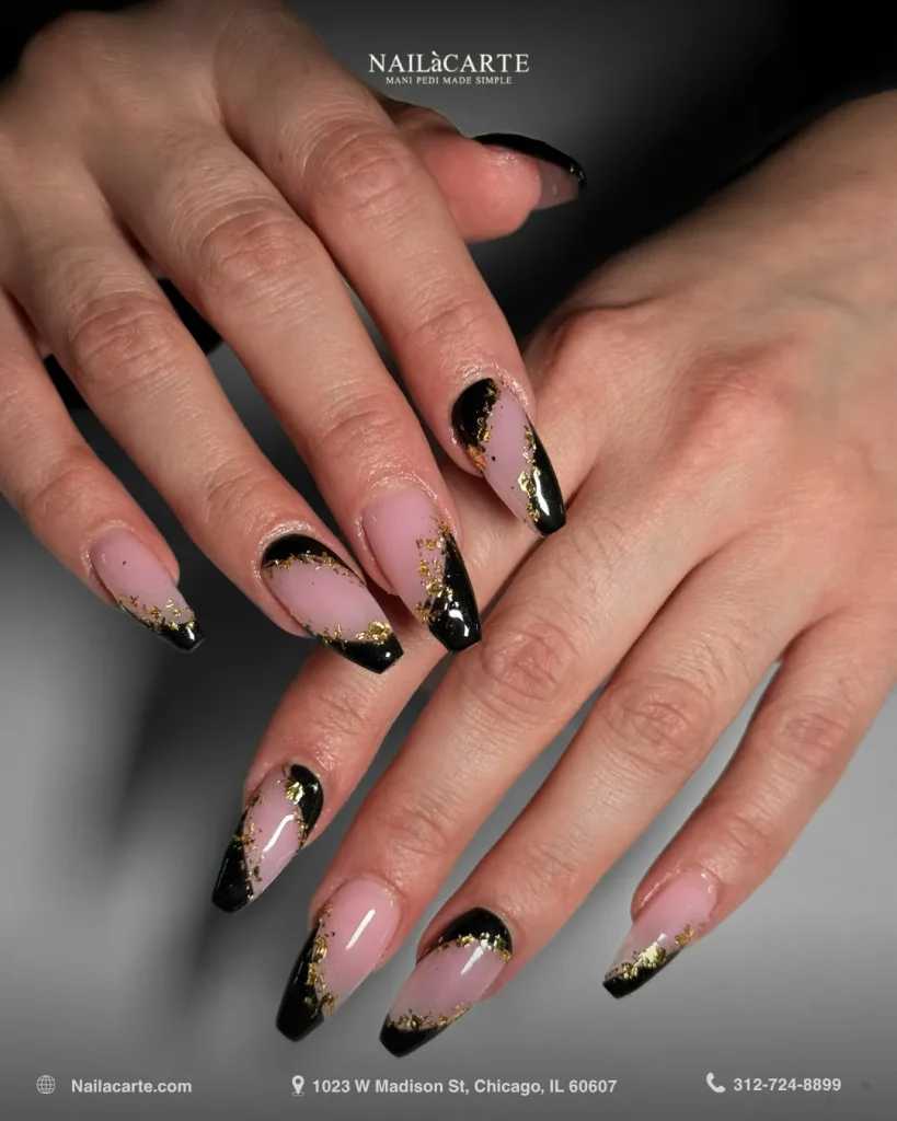 Fall Nail Design Inspo and Colors 2026: Shades, Techniques, and Looks for Every Nail 55 gilded gold french tips fall nails