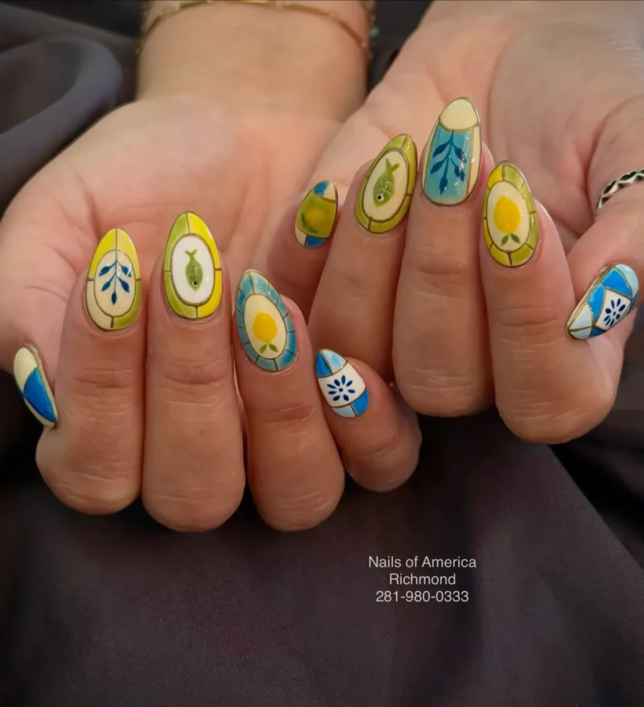 Cute Summer Nail Designs 2026: 200+ Inspo, Trends, and Expert Tips for Every Style 86 mediterranean getaway summer nails