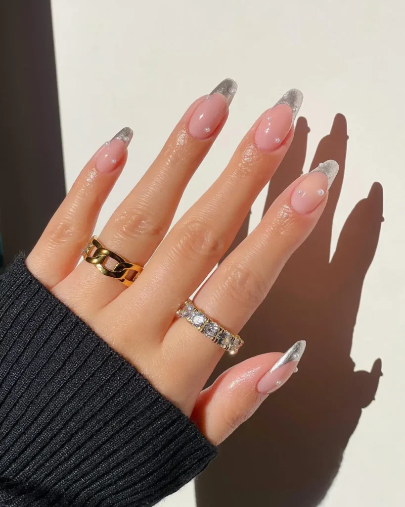 Cute Summer Nail Designs 2026: 200+ Inspo, Trends, and Expert Tips for Every Style 95 metallic micro-french summer nails