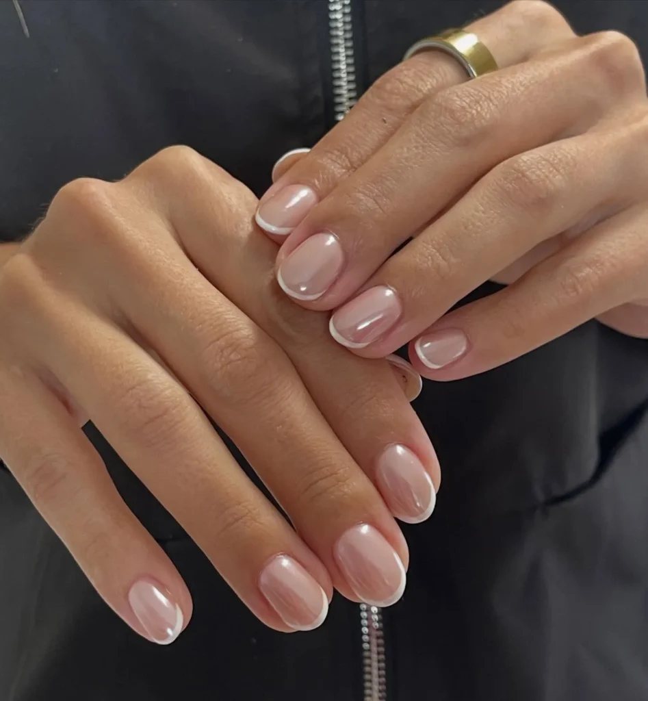 Cute Summer Nail Designs 2026: 200+ Inspo, Trends, and Expert Tips for Every Style 108 micro-french on short summer nail designs