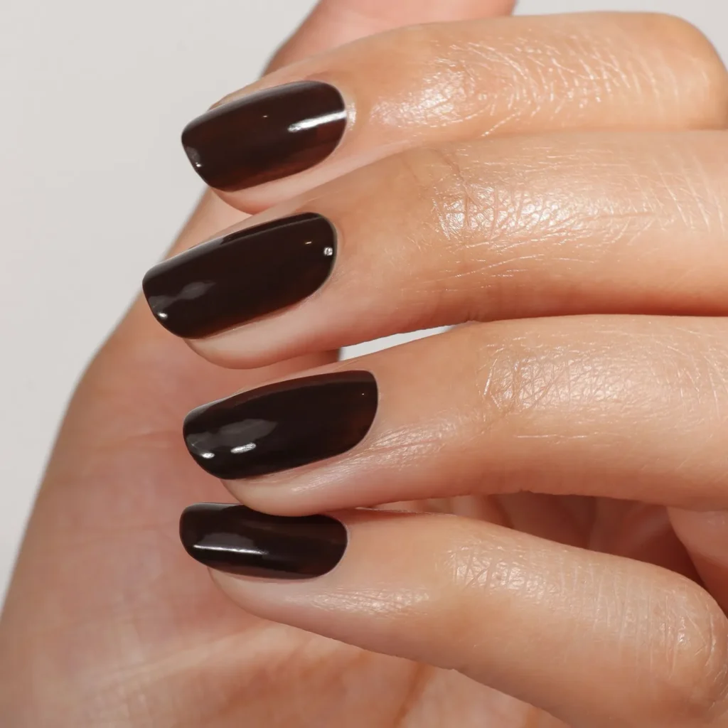 Fall Nail Design Inspo and Colors 2026: Shades, Techniques, and Looks for Every Nail 30 mocha fall nail colors