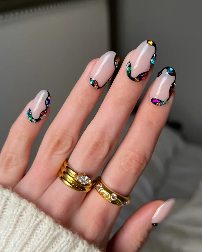 Cute Summer Nail Designs 2026: 200+ Inspo, Trends, and Expert Tips for Every Style 101 negative space waves summer nail designs