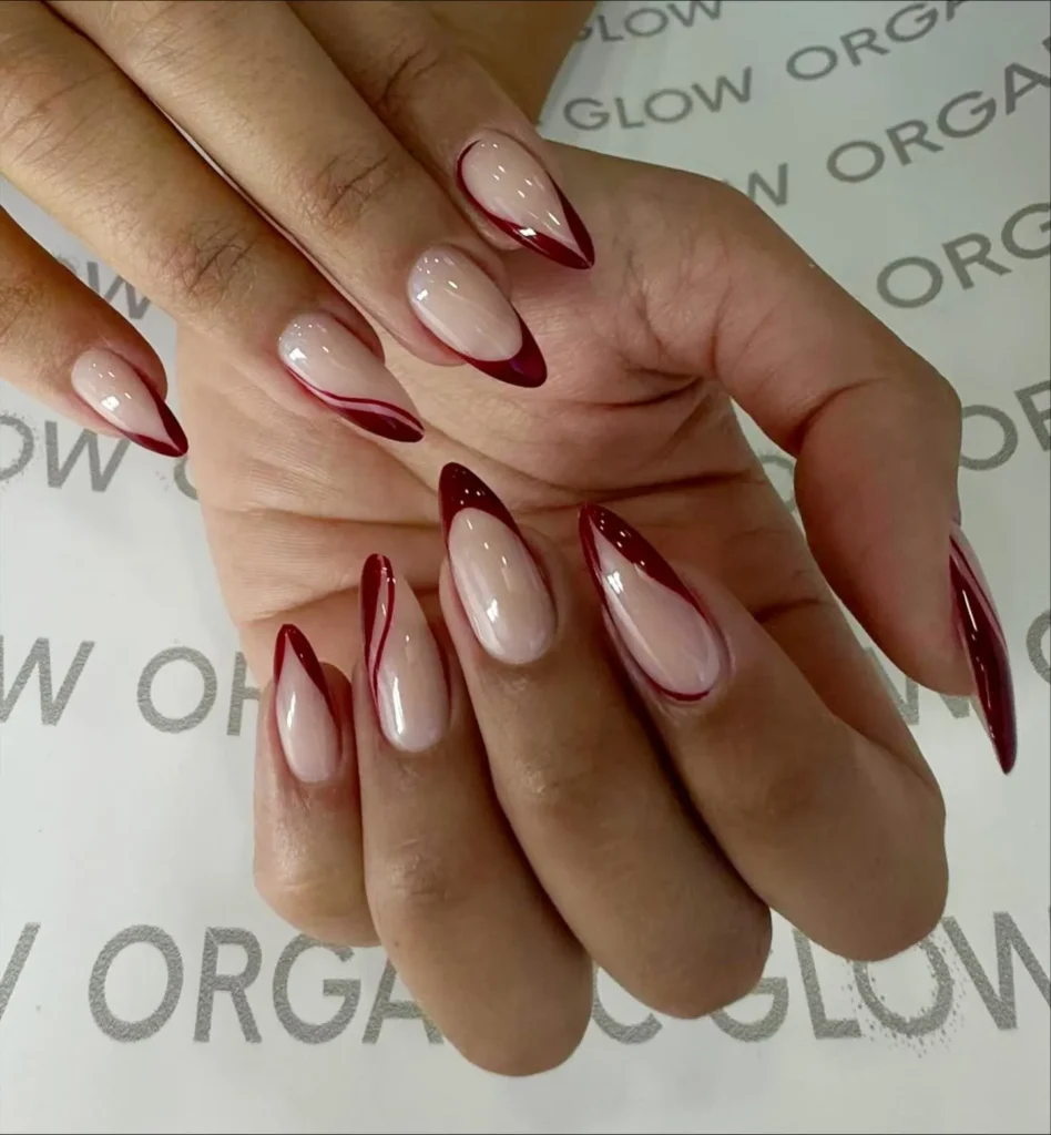 Fall Nail Design Inspo and Colors 2026: Shades, Techniques, and Looks for Every Nail 52 oxblood french tips fall nails inspo