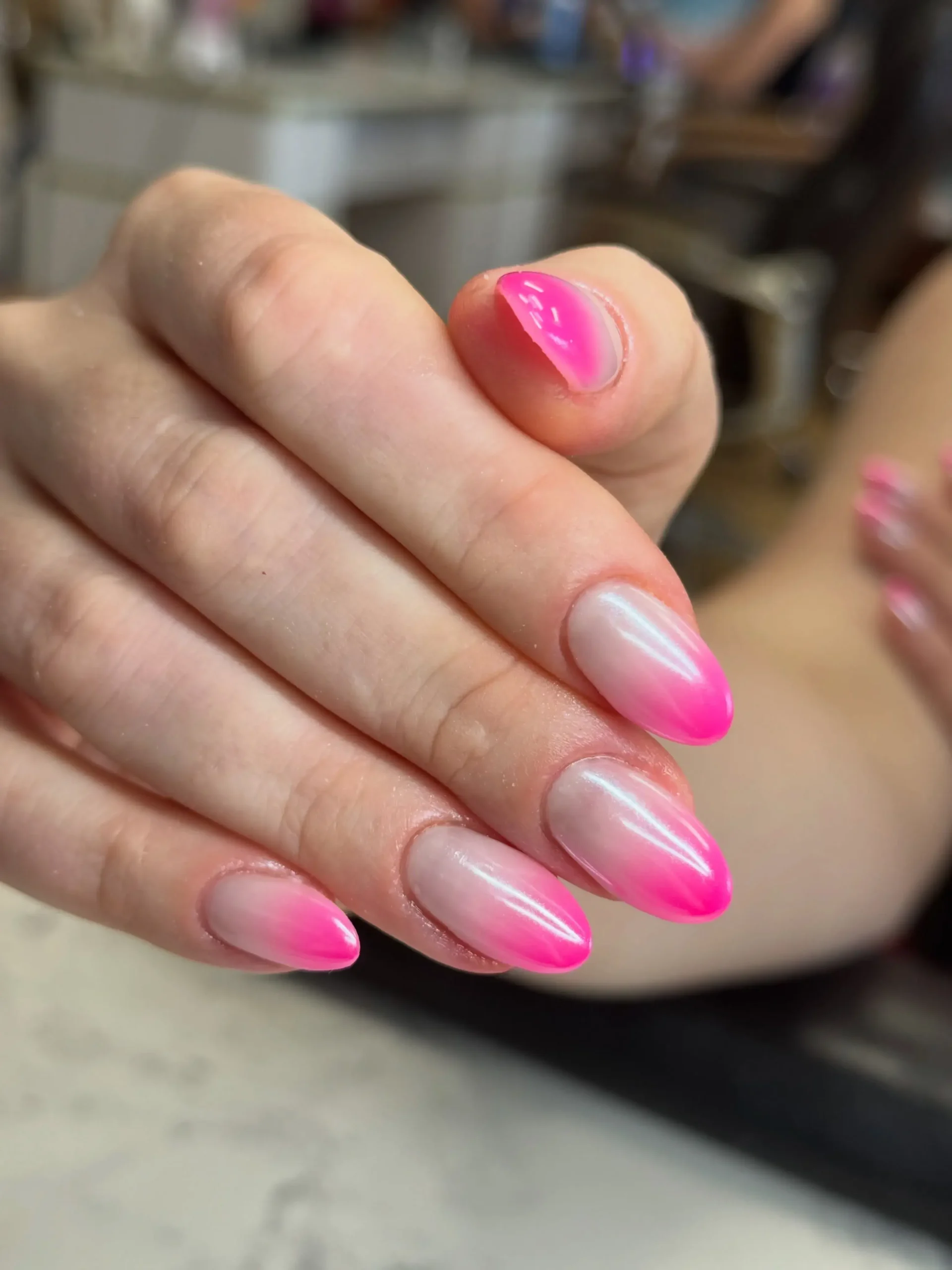 Cute Summer Nail Designs 2026: 200+ Inspo, Trends, and Expert Tips for Every Style 184 pink & white two-tone summer nails