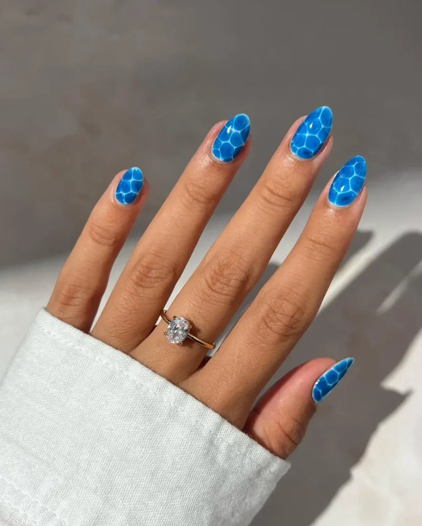 Cute Summer Nail Designs 2026: 200+ Inspo, Trends, and Expert Tips for Every Style 208 pool water droplet summer nails