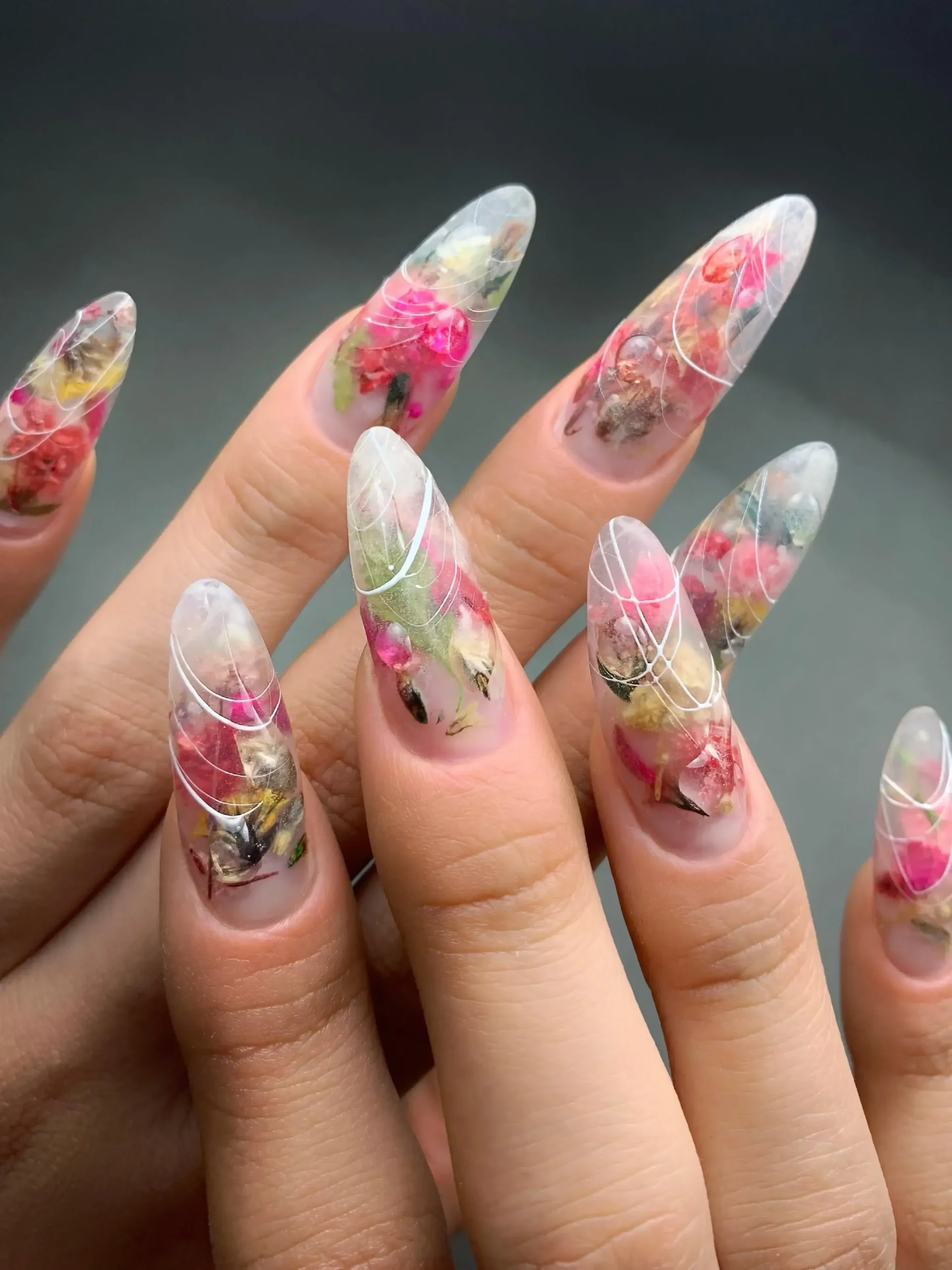 Cute Summer Nail Designs 2026: 200+ Inspo, Trends, and Expert Tips for Every Style 63 pressed flower effect summer nails