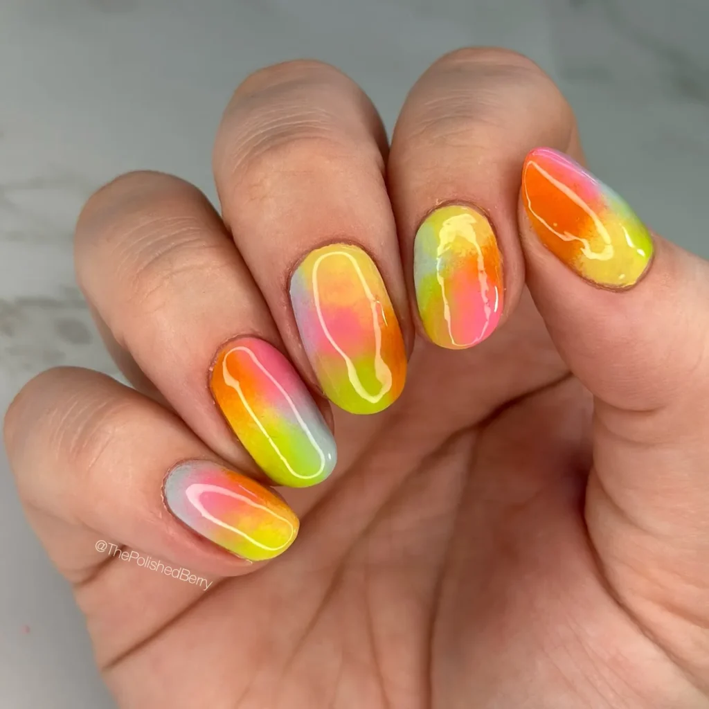 Cute Summer Nail Designs 2026: 200+ Inspo, Trends, and Expert Tips for Every Style 143 rainbow gradient summer nails