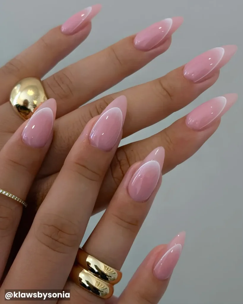 seasonal & occasional pink french tip nail designs