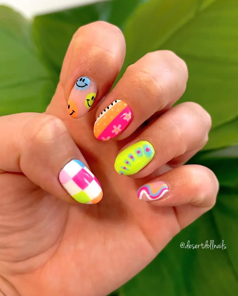seasonal short nail designs