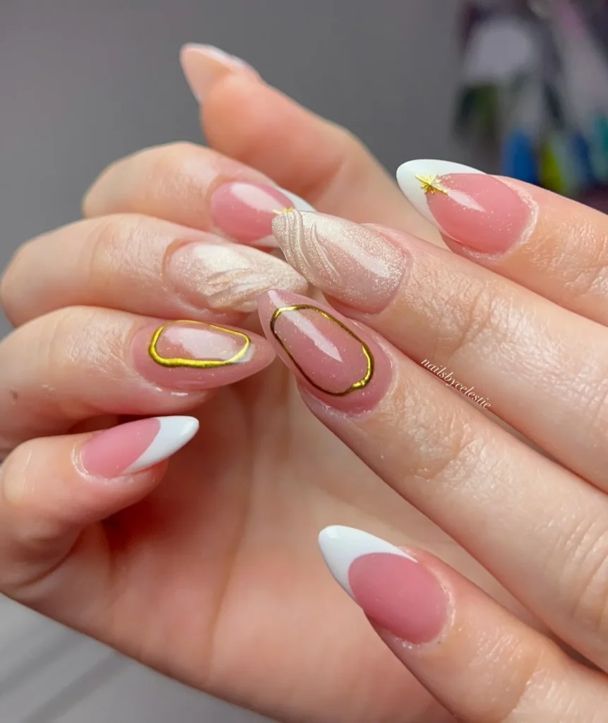 short almond nail designs
