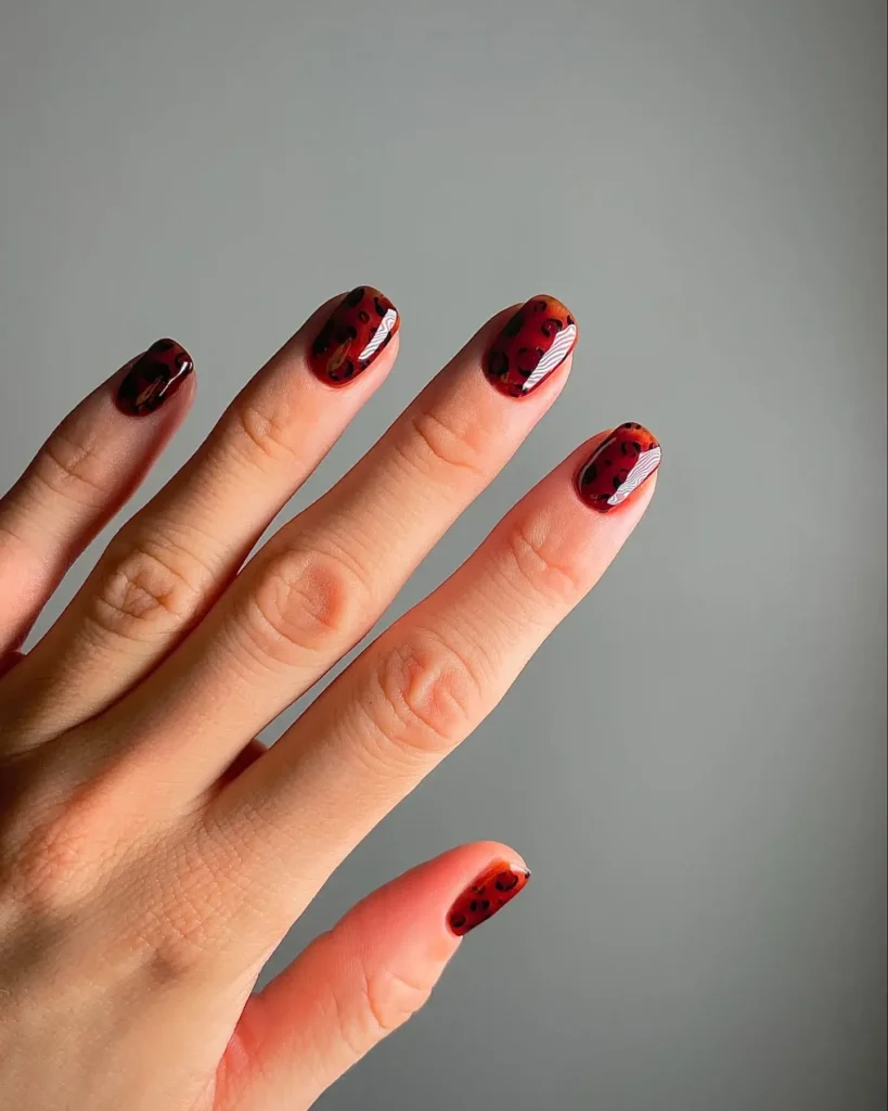 Fall Nail Design Inspo and Colors 2026: Shades, Techniques, and Looks for Every Nail 57 short fall nails