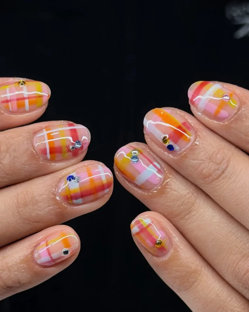 short nails inspo