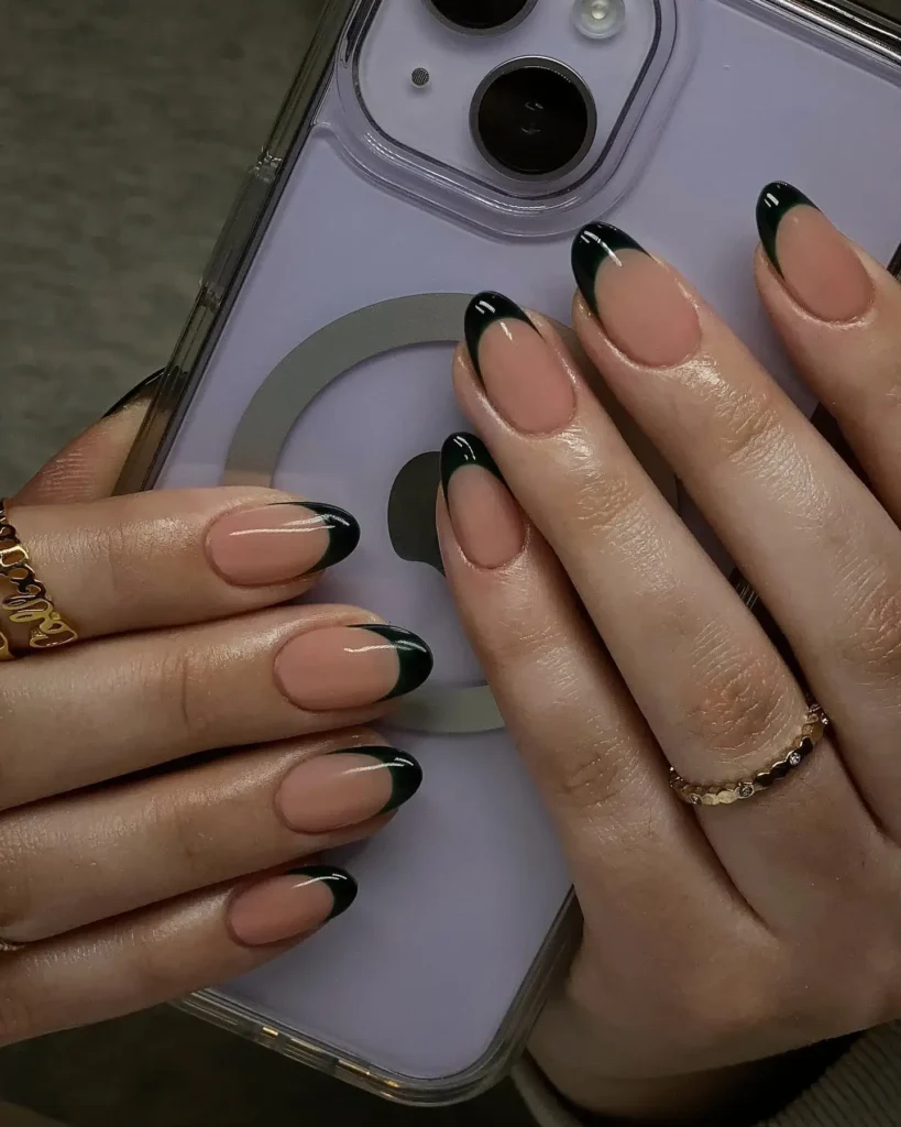 short round nail designs