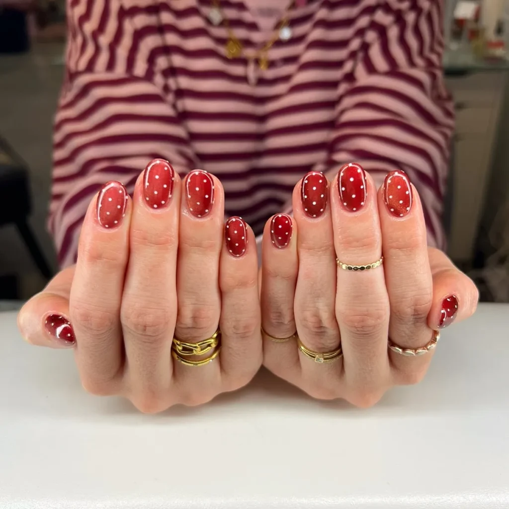 Cute Summer Nail Designs 2026: 200+ Inspo, Trends, and Expert Tips for Every Style 140 squoval polka dot mani summer nails