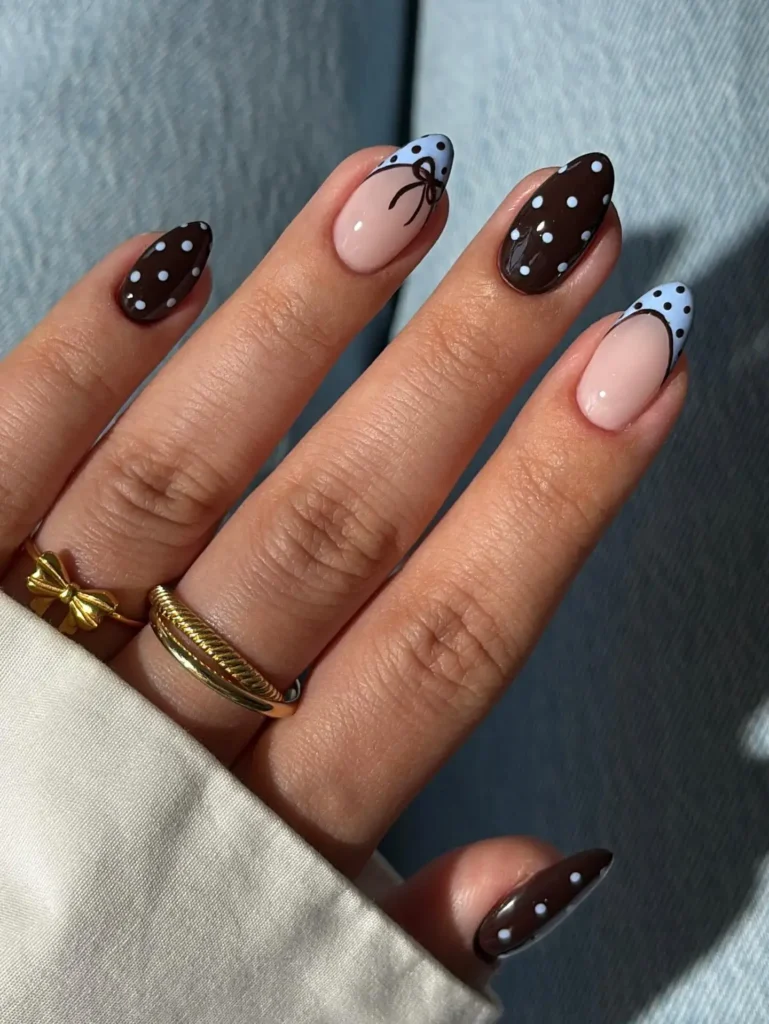Cute Summer Nail Designs 2026: 200+ Inspo, Trends, and Expert Tips for Every Style 109 teeny polka dots summer nail designs