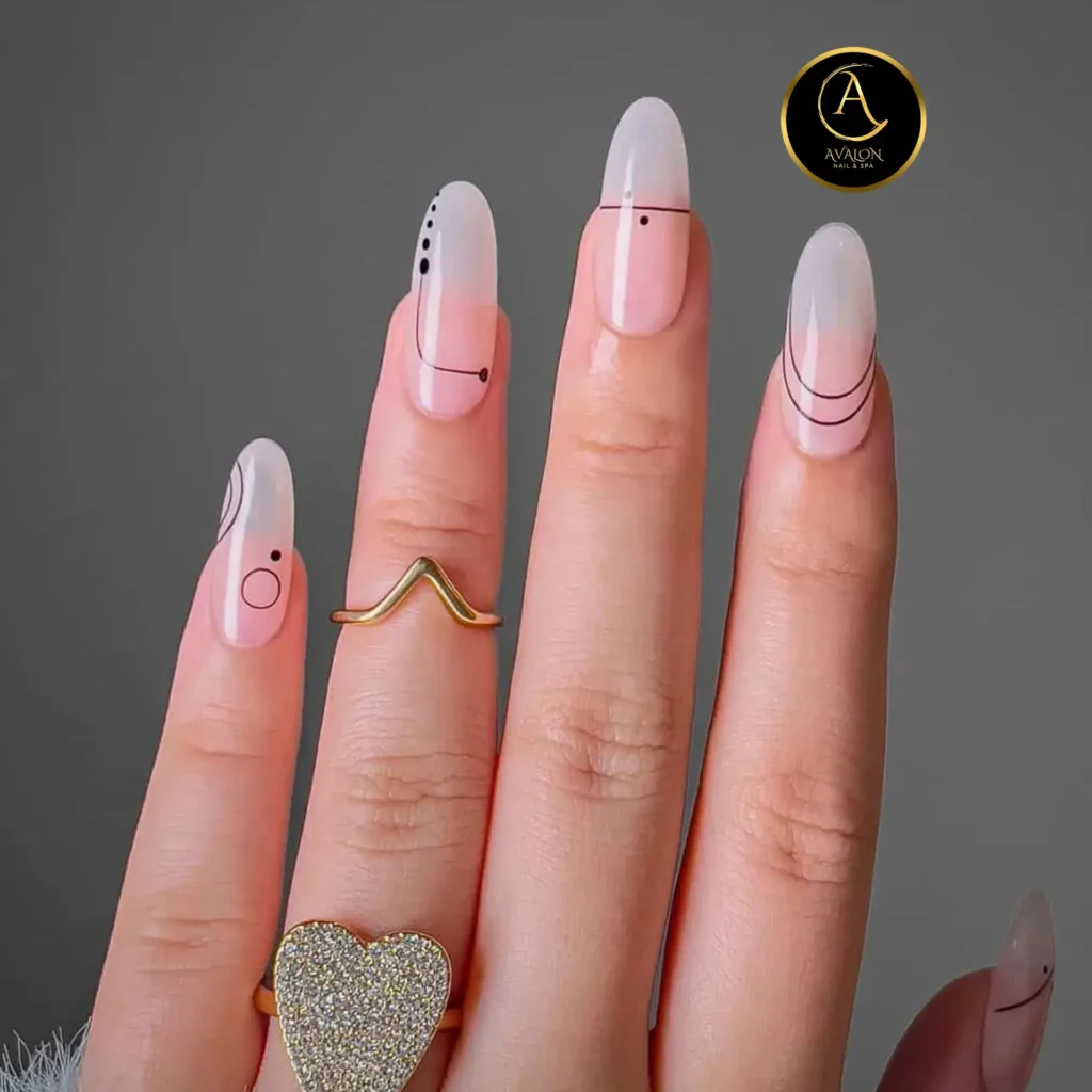 Cute Summer Nail Designs 2026: 200+ Inspo, Trends, and Expert Tips for Every Style 221 thin line minimal summer nails