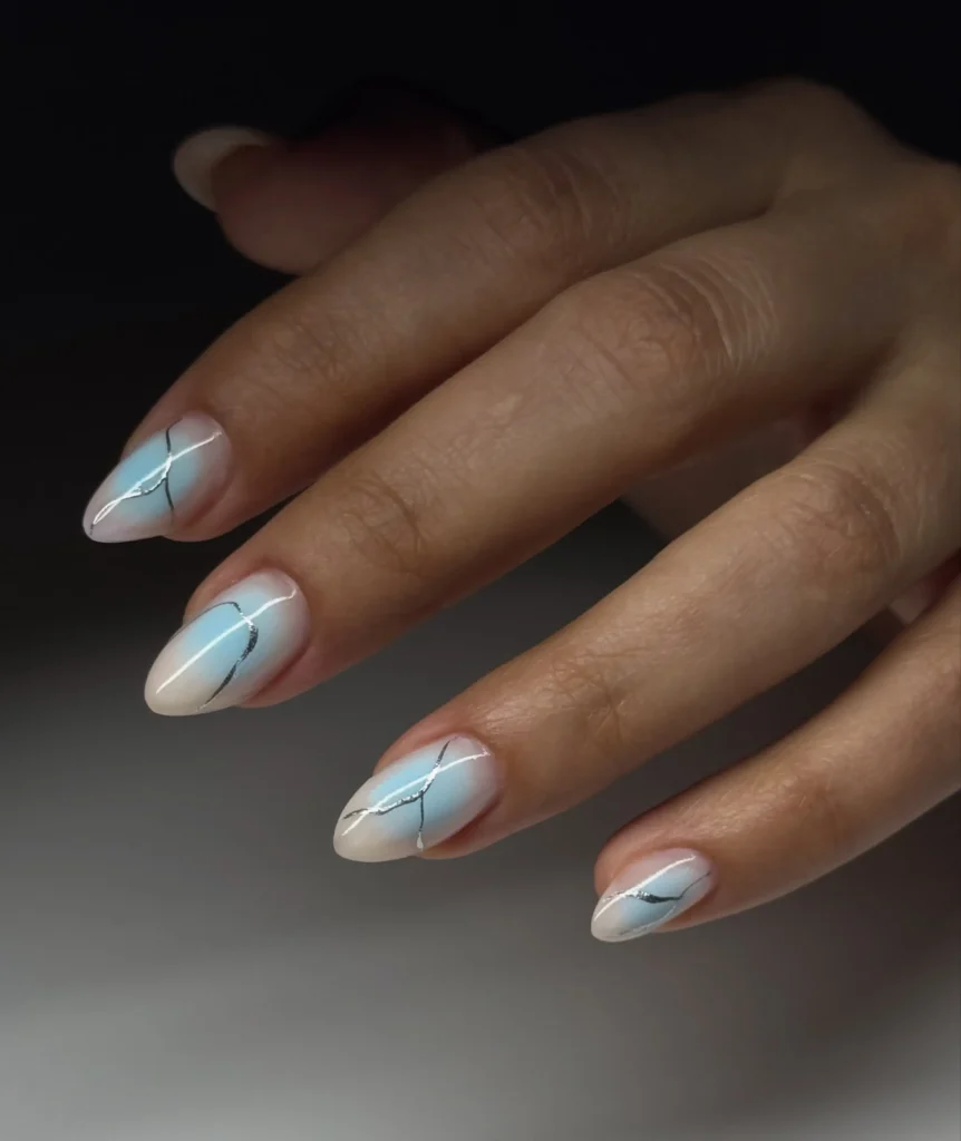 Cute Summer Nail Designs 2026: 200+ Inspo, Trends, and Expert Tips for Every Style 127 watercolor almond french summer nails