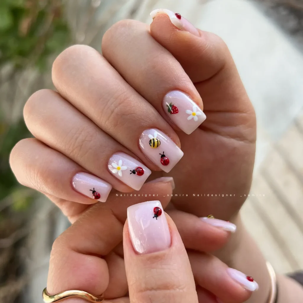 Cute Summer Nail Designs 2026: 200+ Inspo, Trends, and Expert Tips for Every Style 136 white square vacation summer nails