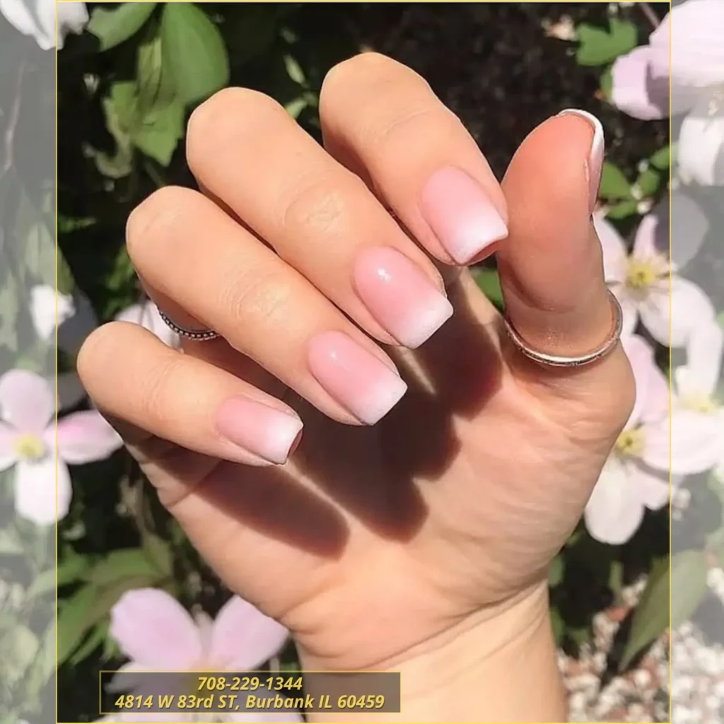 french omber nails design